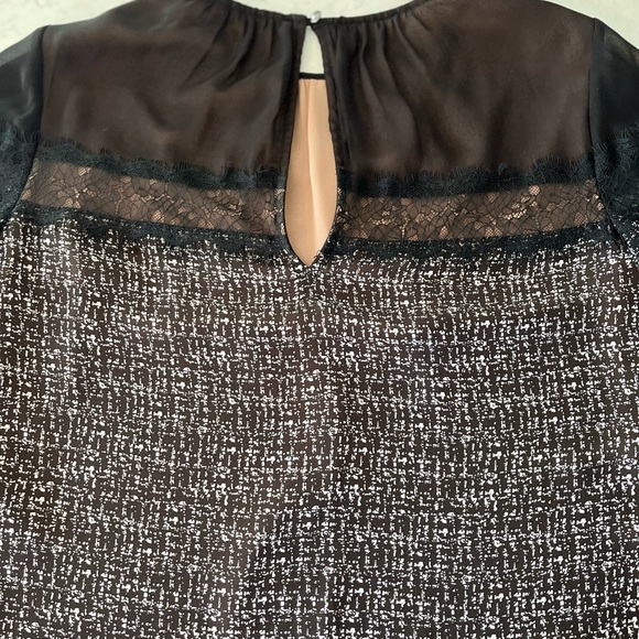 WHBM Silk and Lace Top - Picture 5 of 6